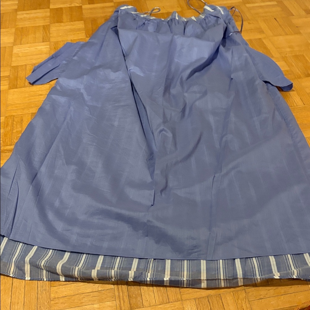 J.Crew Blue and White Striped Women's dress - Picture 5 of 9